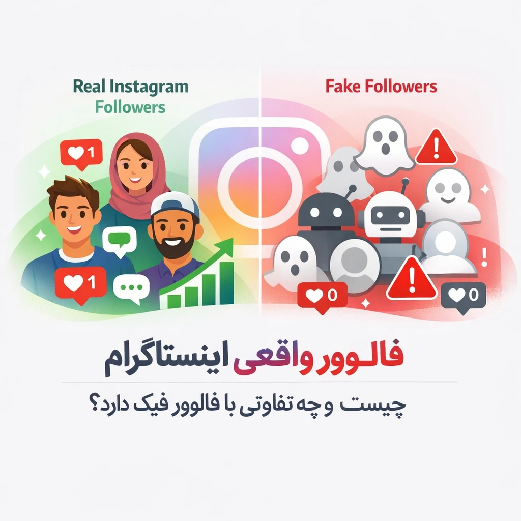 فالوور واقعی اینستاگرام چیست و چه تفاوتی با فالوور فیک دارد؟